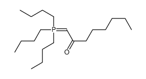 1-(tributyl-λ5-phosphanylidene)octan-2-one Structure