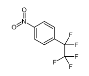 1-nitro-4-(1,1,2,2,2-pentafluoroethyl)benzene结构式