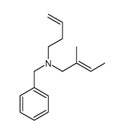 N-benzyl-N-but-3-enyl-2-methylbut-2-en-1-amine结构式