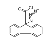 9-azidofluorene-9-carbonyl chloride结构式