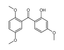 (2,5-dimethoxyphenyl)-(2-hydroxy-4-methoxyphenyl)methanone结构式