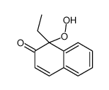 1-ethyl-1-hydroperoxynaphthalen-2-one结构式