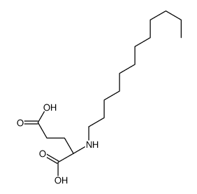 (2S)-2-(dodecylamino)pentanedioic acid结构式