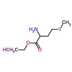 DL-蛋氨酸乙酯盐酸盐结构式
