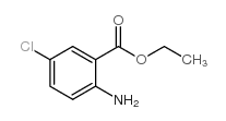 2-氨基-5-氯苯甲酸乙酯结构式