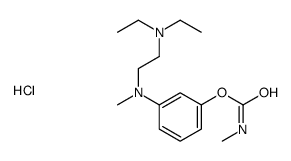 diethyl-[2-[N-methyl-3-(methylcarbamoyloxy)anilino]ethyl]azanium,chloride结构式