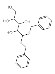 D-Lyxose,bis(phenylmethyl) dithioacetal (9CI)结构式