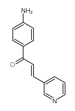 (2E)-1-(4-氨基苯基)-3-吡啶-3-基-2-丙烯-1-酮结构式