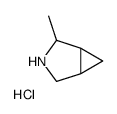 2-Methyl-3-azabicyclo[3.1.0]hexane hydrochloride (1:1) Structure