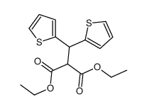 diethyl 2-(dithiophen-2-ylmethyl)propanedioate Structure