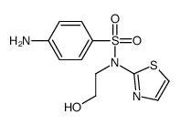 4-amino-N-(2-hydroxyethyl)-N-(1,3-thiazol-2-yl)benzenesulfonamide Structure