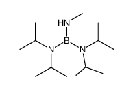 CH3NHB{N(i-C3H7)2}2 Structure