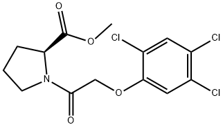 1-[(2,4,5-Trichlorophenoxy)acetyl]-L-proline methyl ester结构式