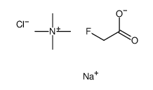 sodium,2-fluoroacetate,tetramethylazanium,chloride结构式