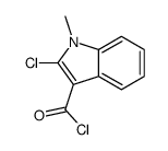 2-Chloro-1-methyl-1H-indole-3-carbonyl chloride结构式