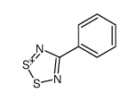 4-phenyl-1,2,3,5-dithiadiazol-1-ium结构式