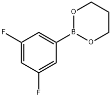3,5-二氟苯硼酸-1,3-丙二醇酯结构式
