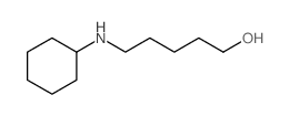 1-Pentanol,5-(cyclohexylamino)- Structure