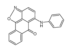 5-Anilino-6H-anthra[1,9-cd]isoxazol-6-one结构式