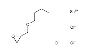 2-(butoxymethyl)oxirane,trichloro(methyl)stannane Structure