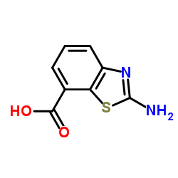2-氨基苯并噻唑-7-甲酸结构式