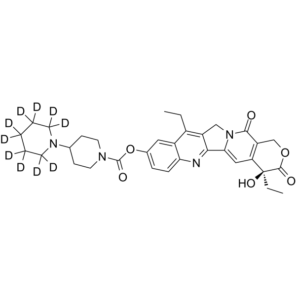 Irinotecan-d10结构式
