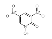 1-hydroxy-3,5-dinitro-pyridin-2-one Structure