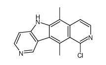 10-chloro-6,11-dimethyl-5H-pyrido[3',4':4,5]pyrrolo[2,3-g]isoquinoline Structure