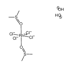 {(DMSO)2H}{trans-RhCl4(DMSO)2} Structure
