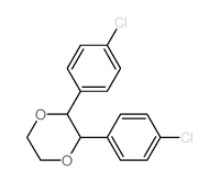 2,3-bis(4-chlorophenyl)-1,4-dioxane Structure