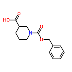 (|R|)-N-Cbz-3-哌啶甲酸结构式