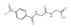 4-Nitrobenzoylglycylglycine Structure