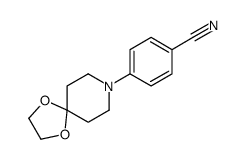 4-(1,4-二噁-8-氮杂螺[4.5]-8-癸基)-苯甲腈结构式