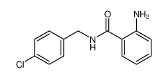2-amino-N-(4-chlorobenzyl)benzamide Structure