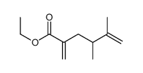 ethyl 4,5-dimethyl-2-methylidenehex-5-enoate结构式