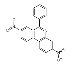 3,8-二硝基-6-苯基菲啶结构式