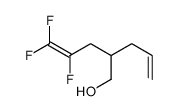 4,5,5-trifluoro-2-prop-2-enylpent-4-en-1-ol Structure