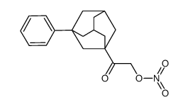 α-Nitroxymethyl 3-phenyl-1-adamantyl ketone结构式