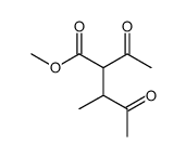 methyl 2-acetyl-3-methyl-4-oxopentanoate Structure