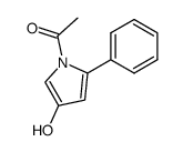 1-acetyl-5-phenyl-pyrrol-3-ol结构式