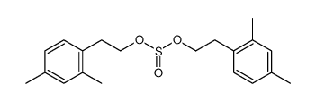 sulfurous acid bis-(2,4-dimethyl-phenethyl ester) Structure