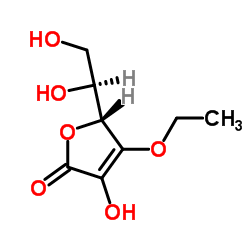 3-O-Ethyl-L-ascorbic acid Structure