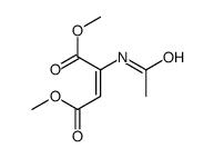 dimethyl 2-acetamidobut-2-enedioate Structure
