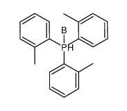 tris(2-tolyl)phosphane-borane(1:1) Structure