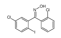 2',5-Dichloro-2-iodobenzophenone (E)-Oxime Structure