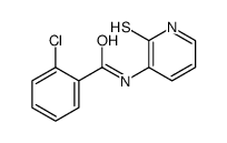 2-chloro-N-(2-sulfanylidene-1H-pyridin-3-yl)benzamide Structure