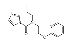 N-propyl-N-(2-pyridin-2-yloxyethyl)imidazole-1-carboxamide Structure