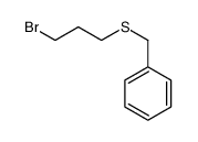 3-bromopropylsulfanylmethylbenzene结构式