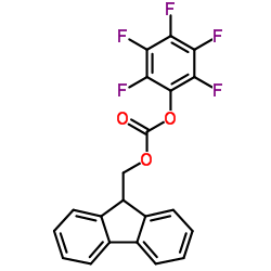 9H-Fluoren-9-ylmethyl pentafluorophenyl carbonate structure
