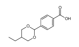 4-(5-ethyl-1,3-dioxan-2-yl)benzoic acid结构式